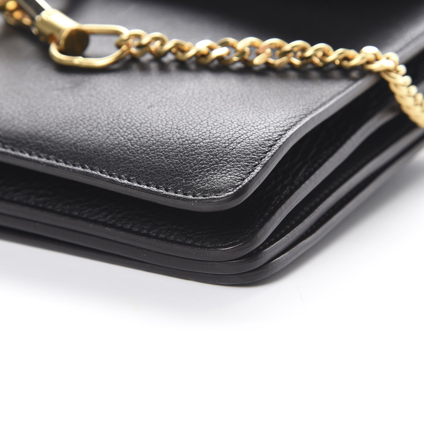 Goatskin Medium Faye Shoulder Bag Black