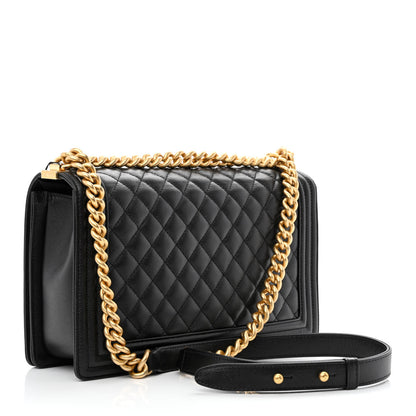 Chanel Caviar Quilted New Medium Boy Flap Black 3 of 10