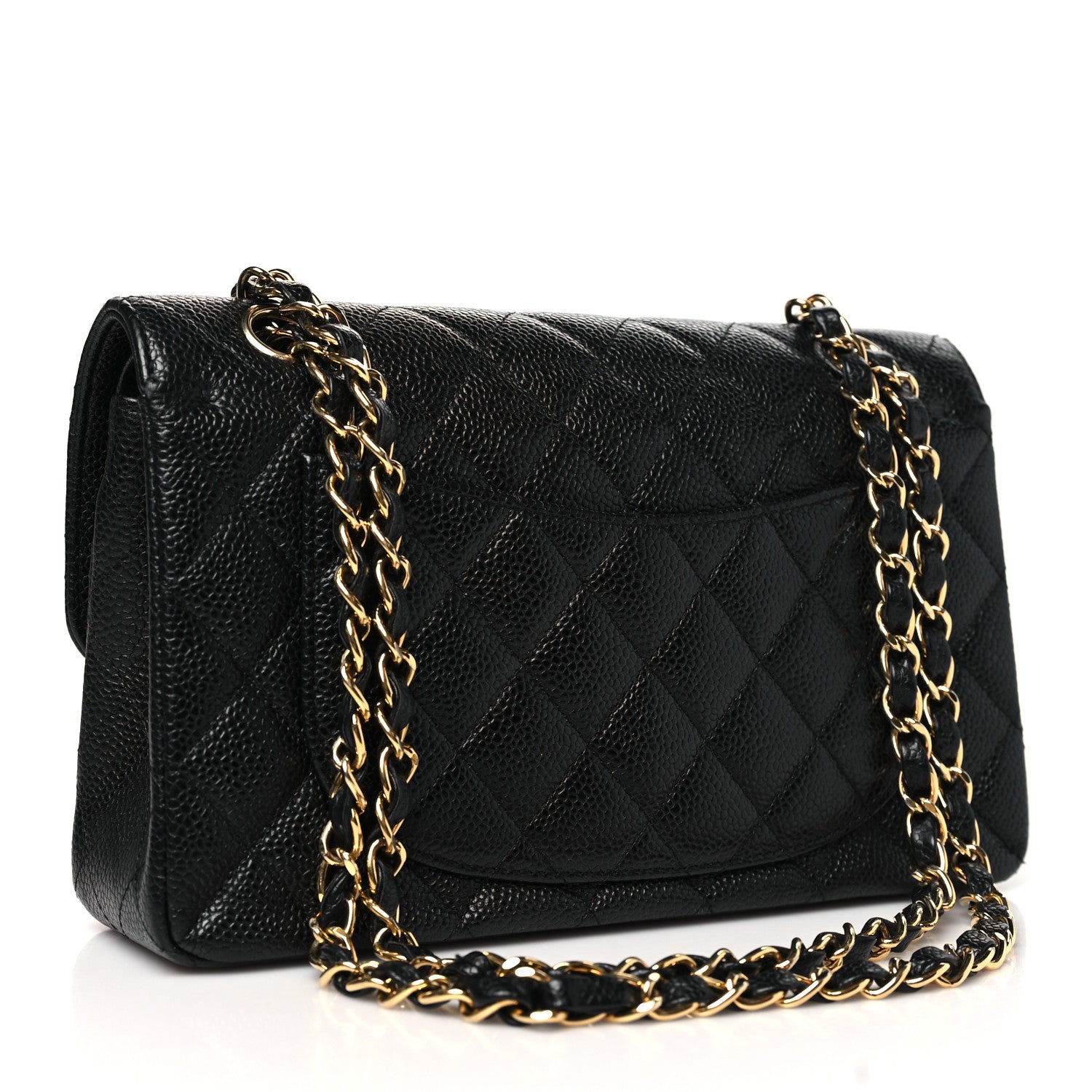 Chanel Caviar Quilted Small Double Flap Black 3 of 12