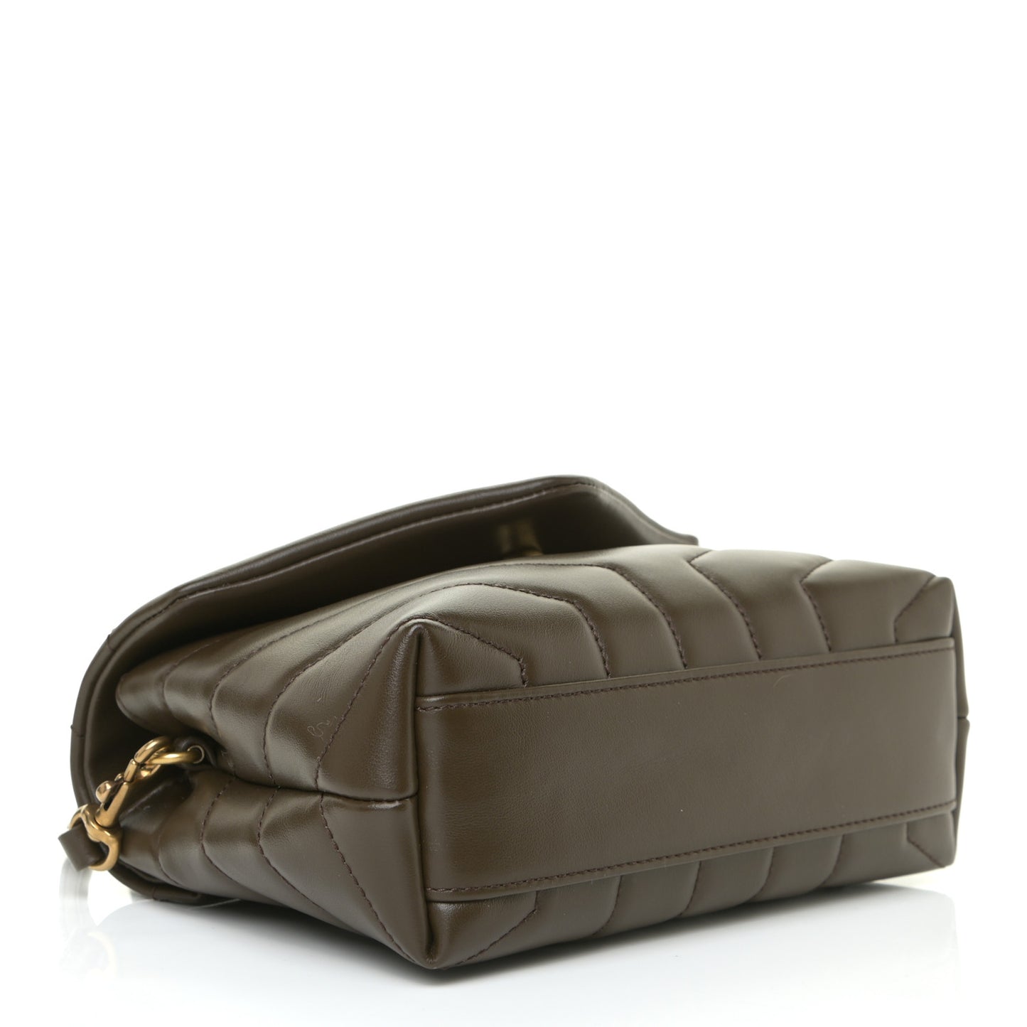 Calfskin Y Quilted Monogram Toy Loulou Crossbody Bag Earth