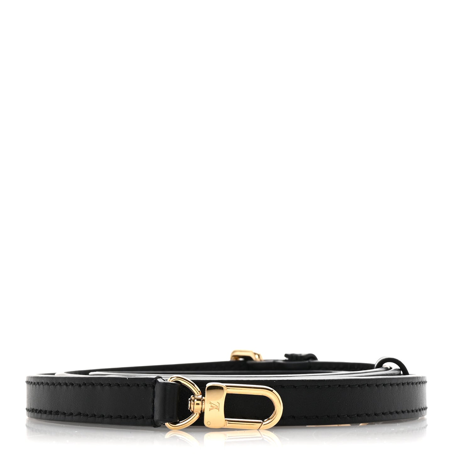 Calfskin 16mm Adjustable Shoulder Strap Black