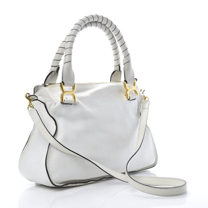 Chloe Calfskin Medium Marcie Satchel Dove 3 of 18