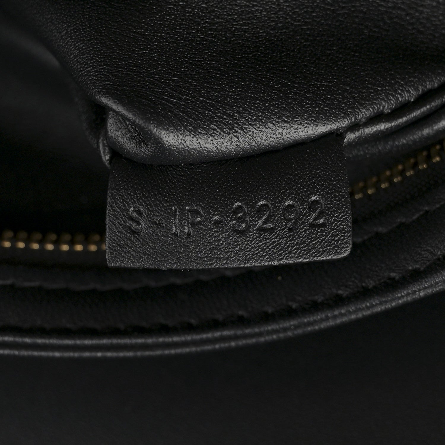 Celine Shiny Calfskin Medium Triomphe Black 7 of 11