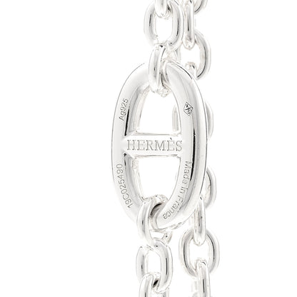 Hermes Sterling Silver Farandole Necklace 120 5 of 6