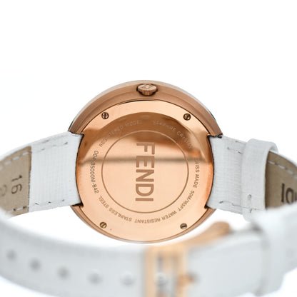 Fendi Stainless Steel Calfskin 36mm My Way Quartz Watch White 5 of 5