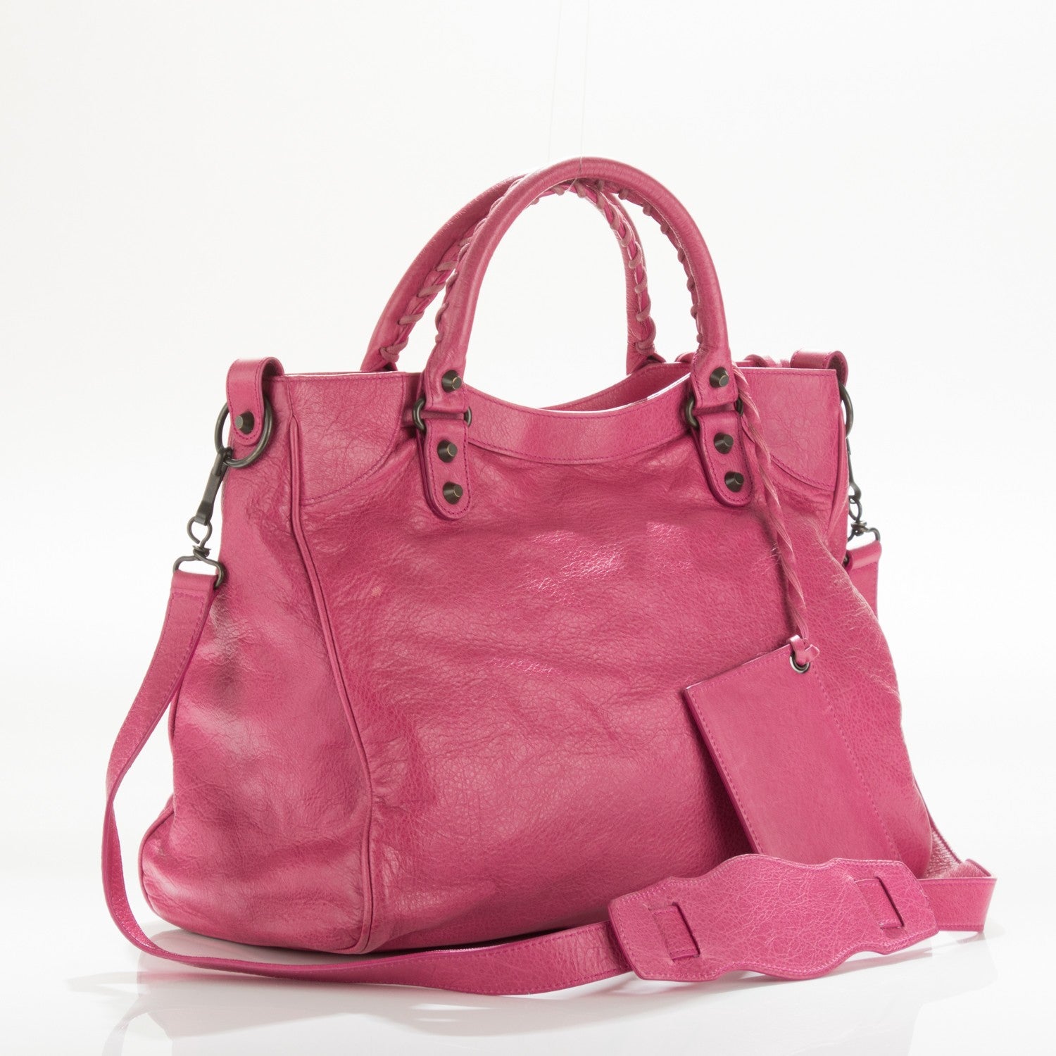 Balenciaga Agneau Classic Hardware Velo Cyclamen Fucsia 11 of 16
