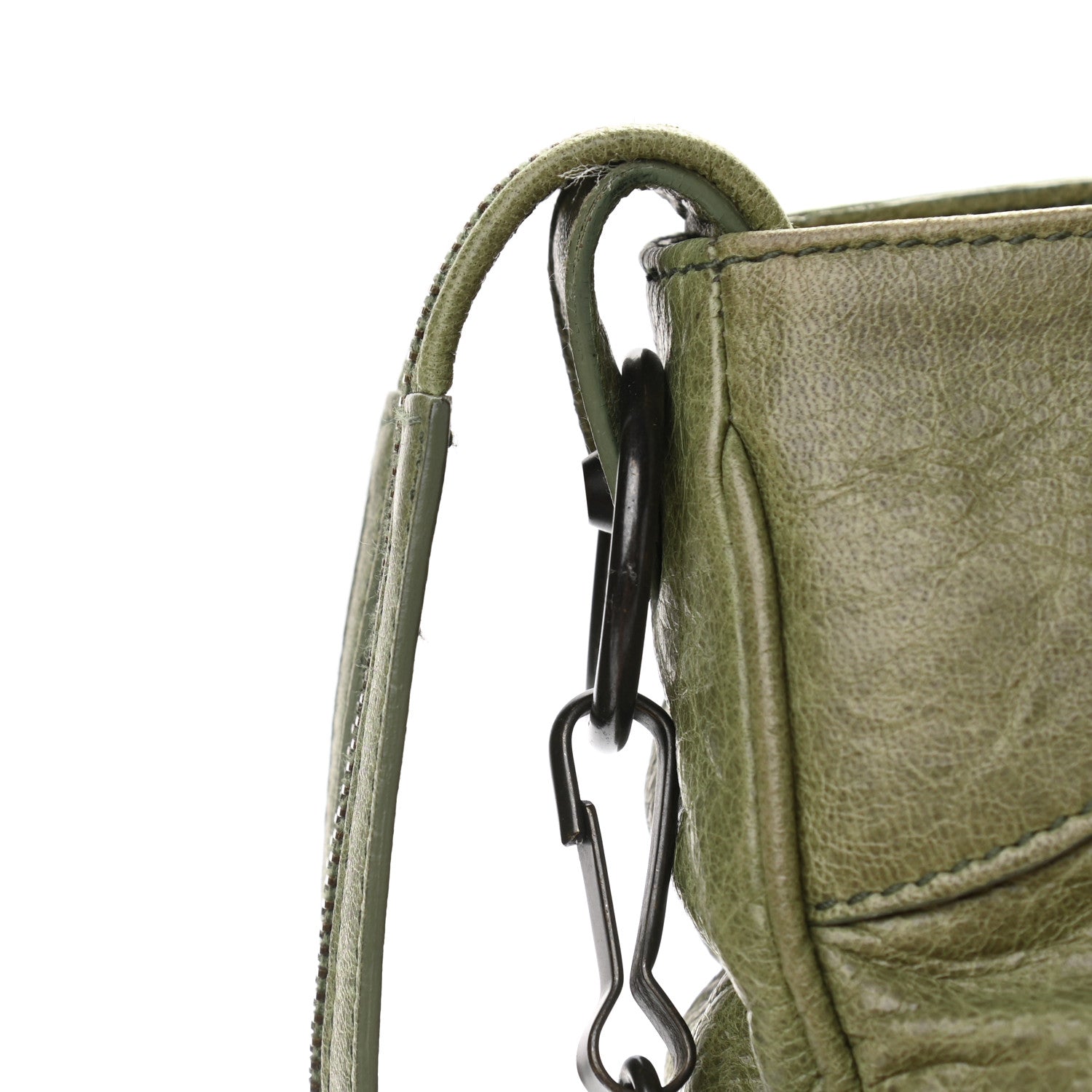 Balenciaga Agneau Classic Hardware Velo Vert Militaire 11 of 11