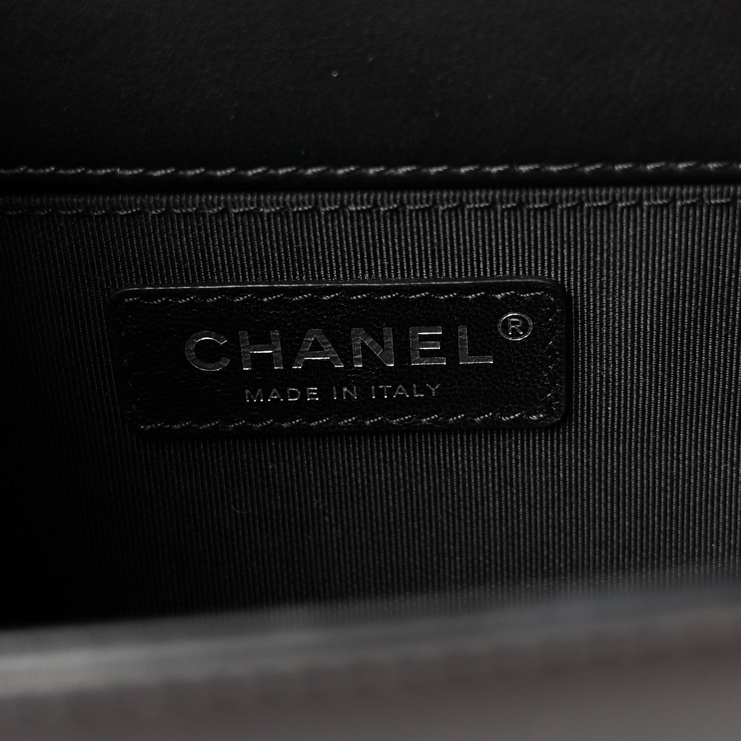 Chanel Calfskin Quilted Medium Boy Flap Black 6 of 10