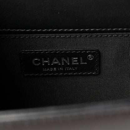 Chanel Calfskin Quilted Medium Boy Flap Black 6 of 10