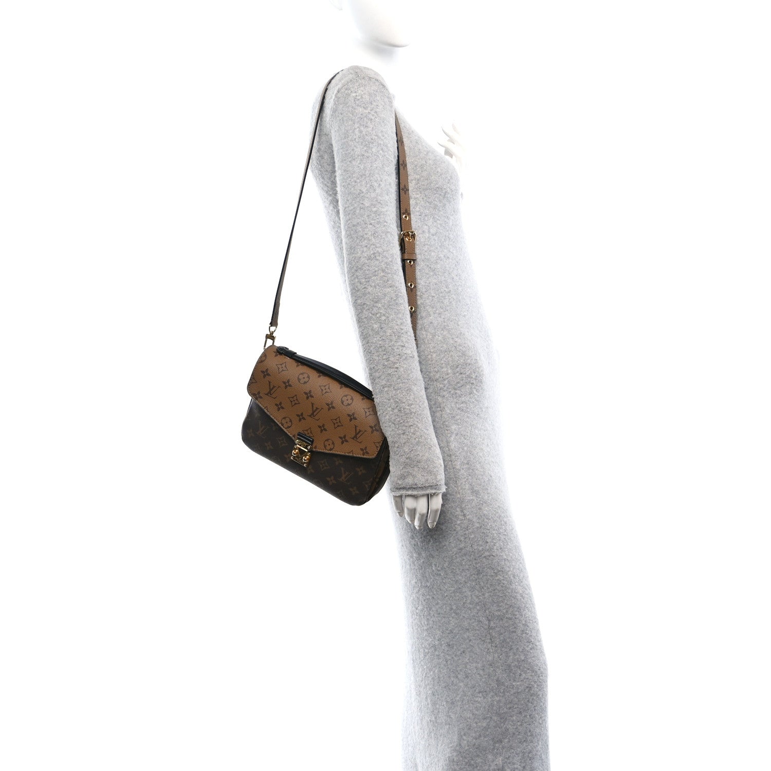 Louis Vuitton Reverse Monogram Pochette Metis 2 of 12