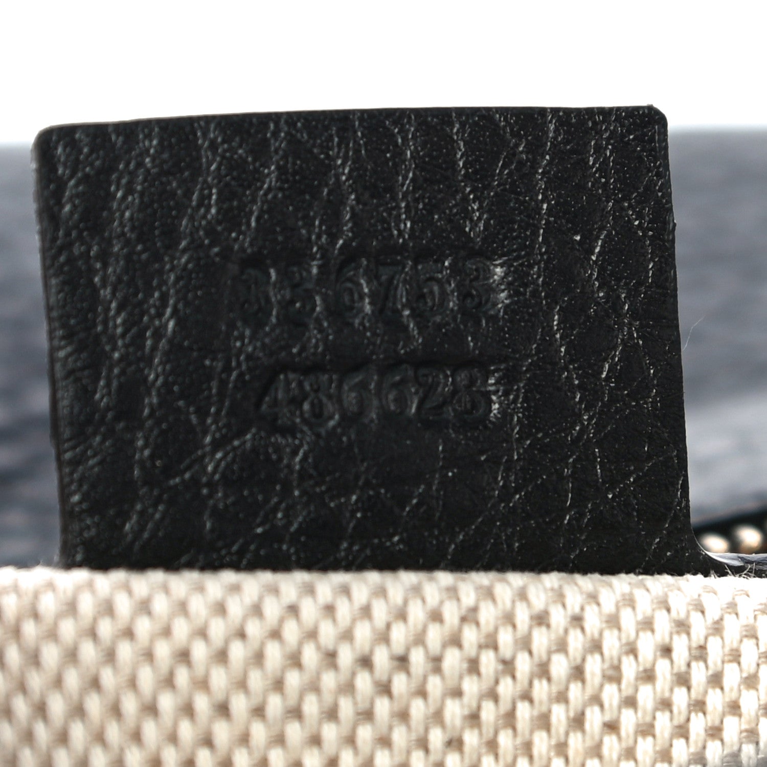 Gucci Pebbled Calfskin Medium Soho Clutch Black 7 of 19