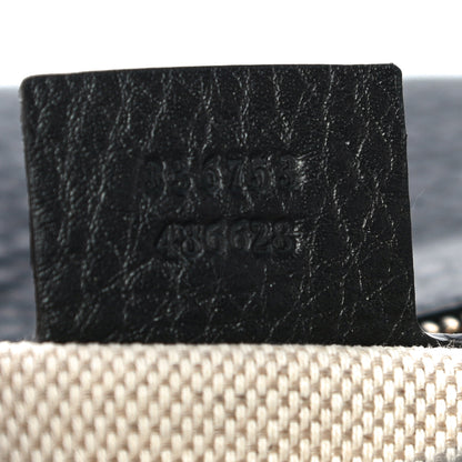 Gucci Pebbled Calfskin Medium Soho Clutch Black 7 of 19