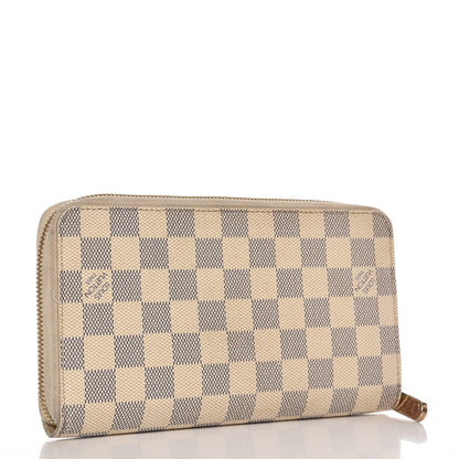 Louis Vuitton Damier Azur Zippy Organizer Wallet 3 of 11
