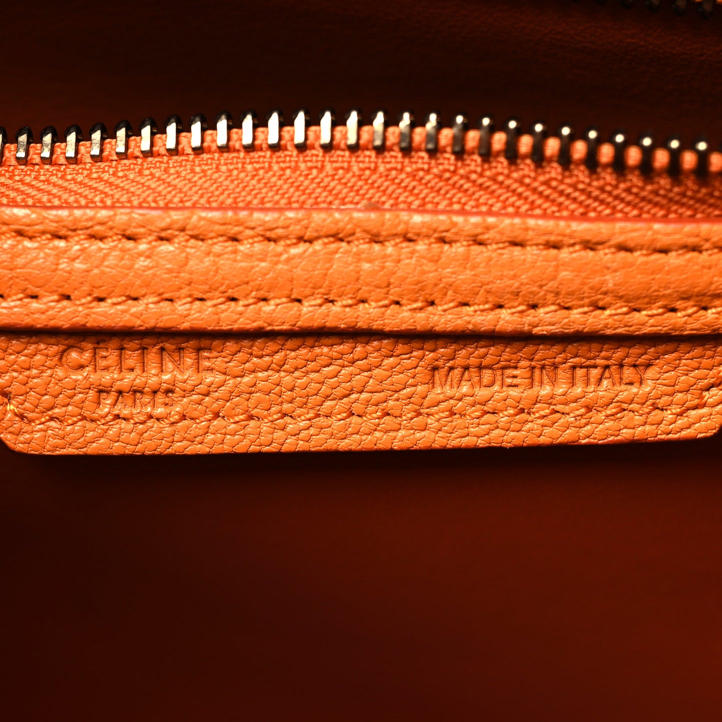Goatskin Micro Luggage Light Orange