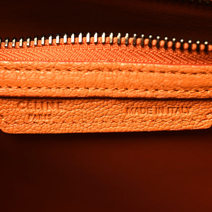 Celine Goatskin Micro Luggage Light Orange 6 of 9