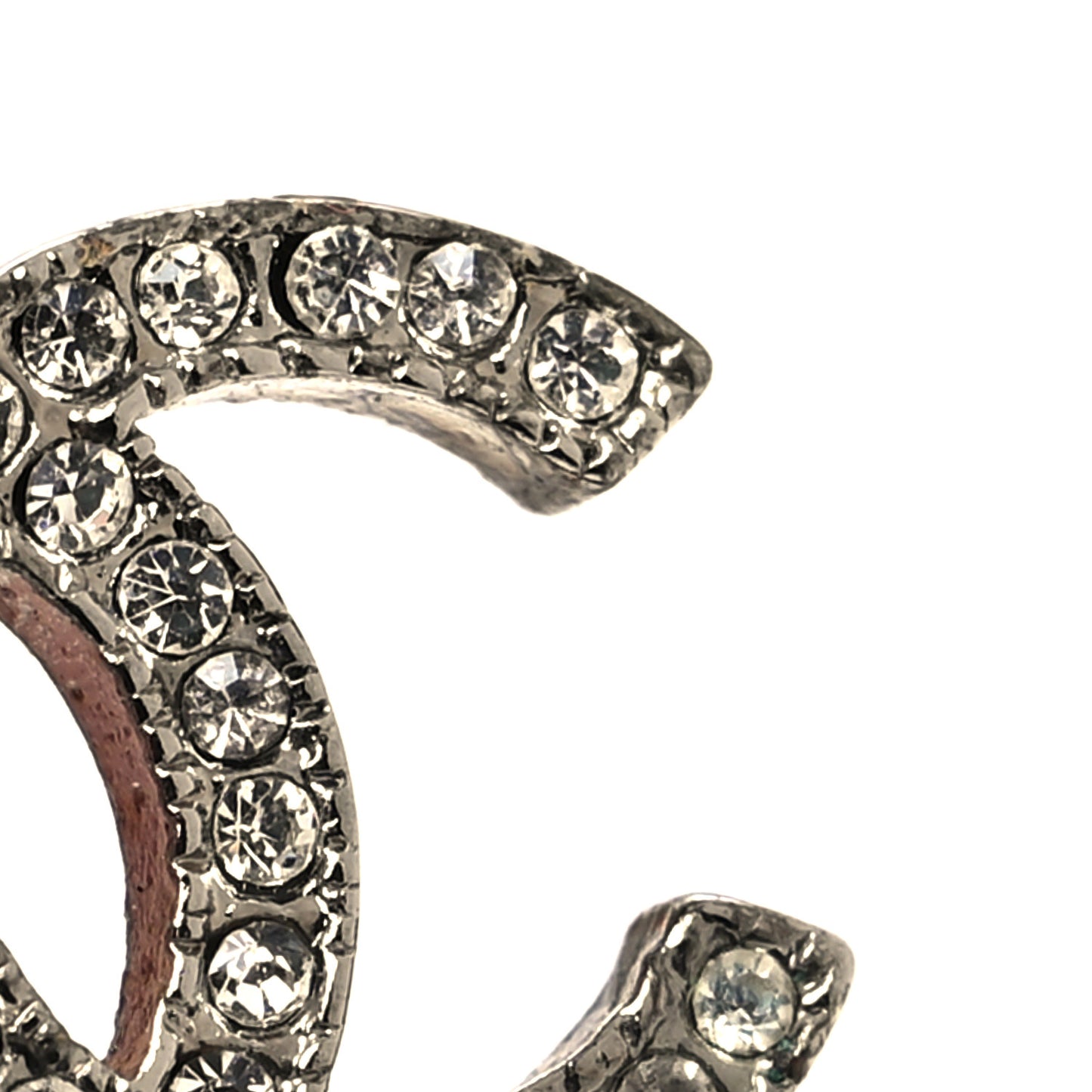 Crystal Timeless CC Earrings Silver