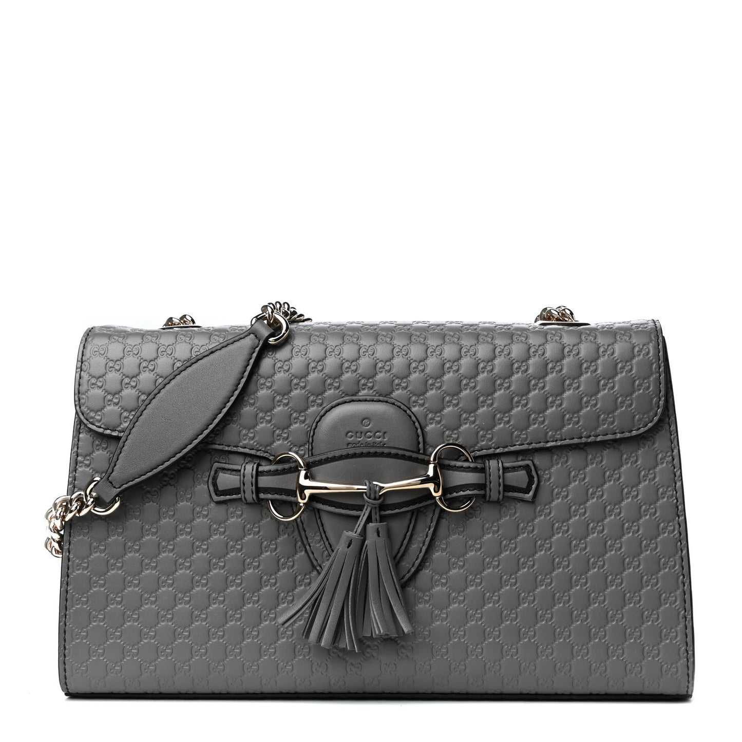 Soft Microguccissima Medium Emily Chain Shoulder Bag Loess