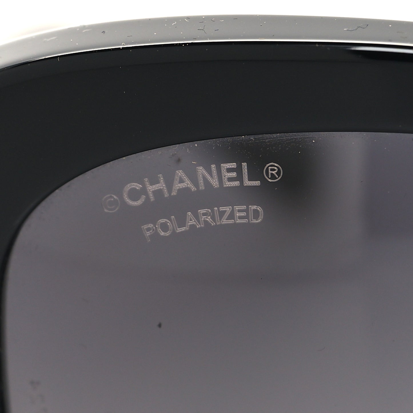 Acetate Polarized Butterfly Winter Pearl Sunglasses 5339-H Black