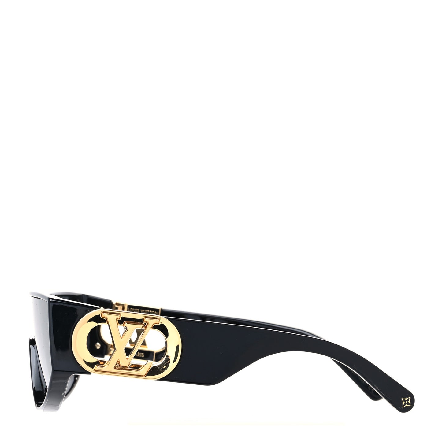 Acetate LV Link Square Sunglasses Z1480U Black