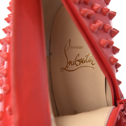 Christian Louboutin Kid Snakilta 120 Booties 37 Red 10 of 10