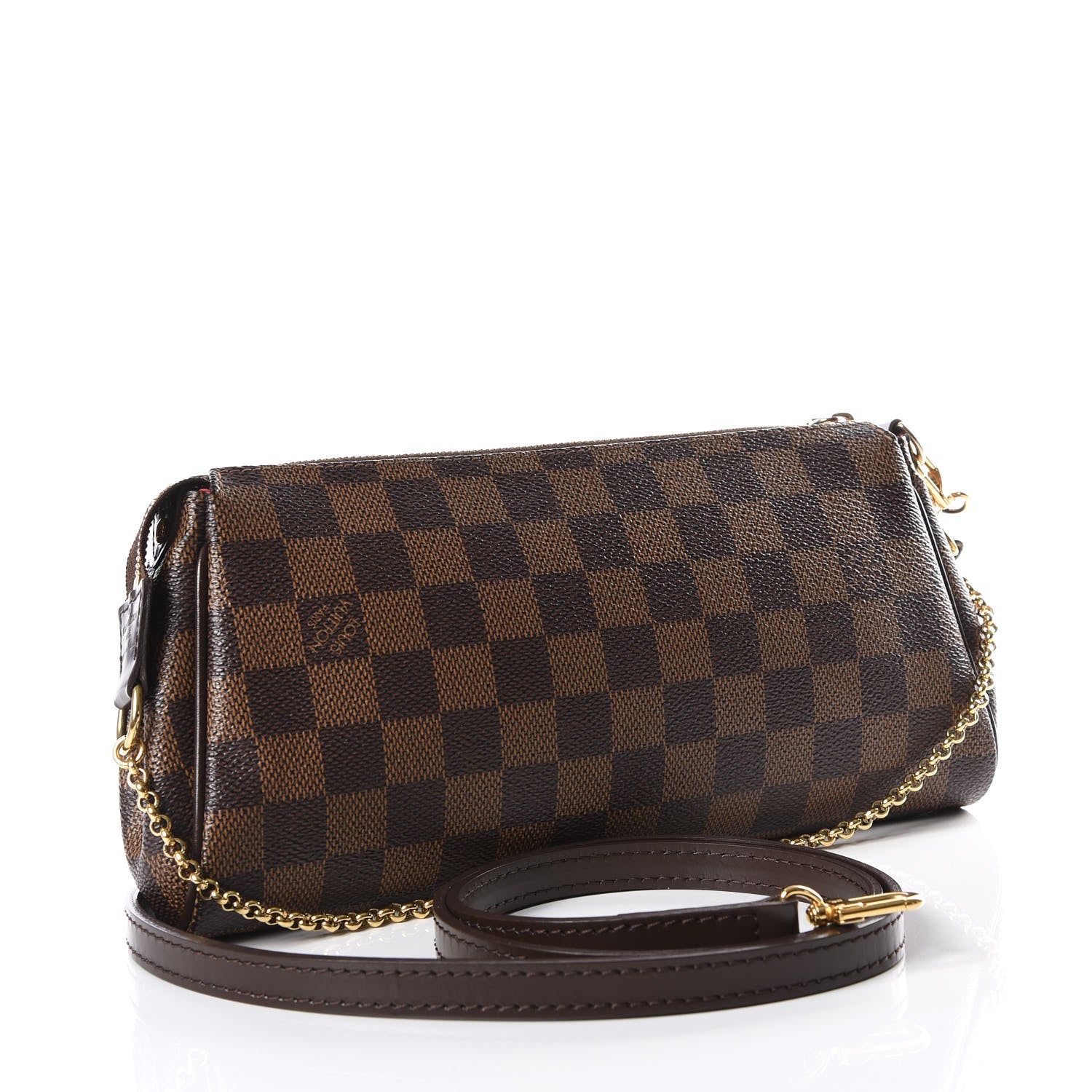 Louis Vuitton Damier Ebene Eva Clutch 2 of 10