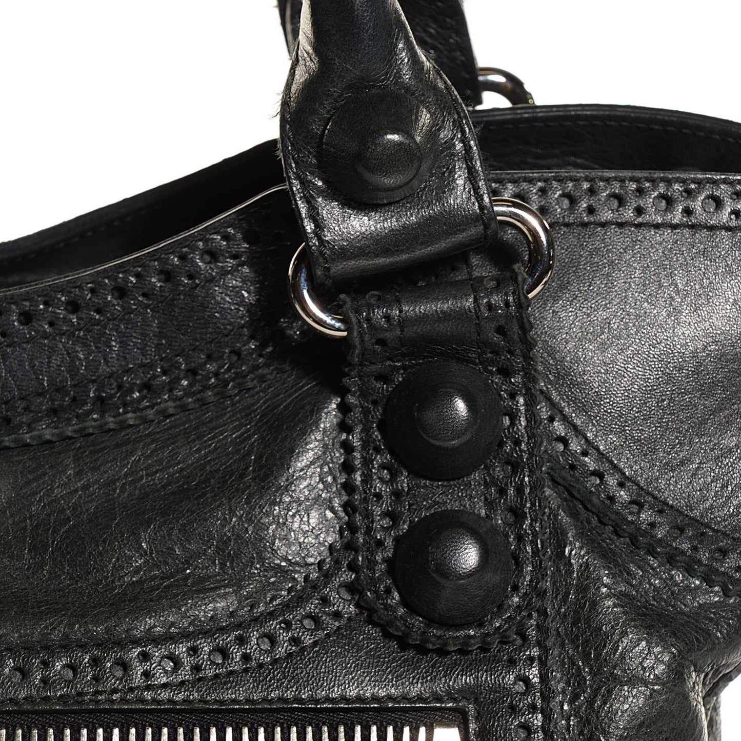Agneau Giant Brogues Hardware City Black