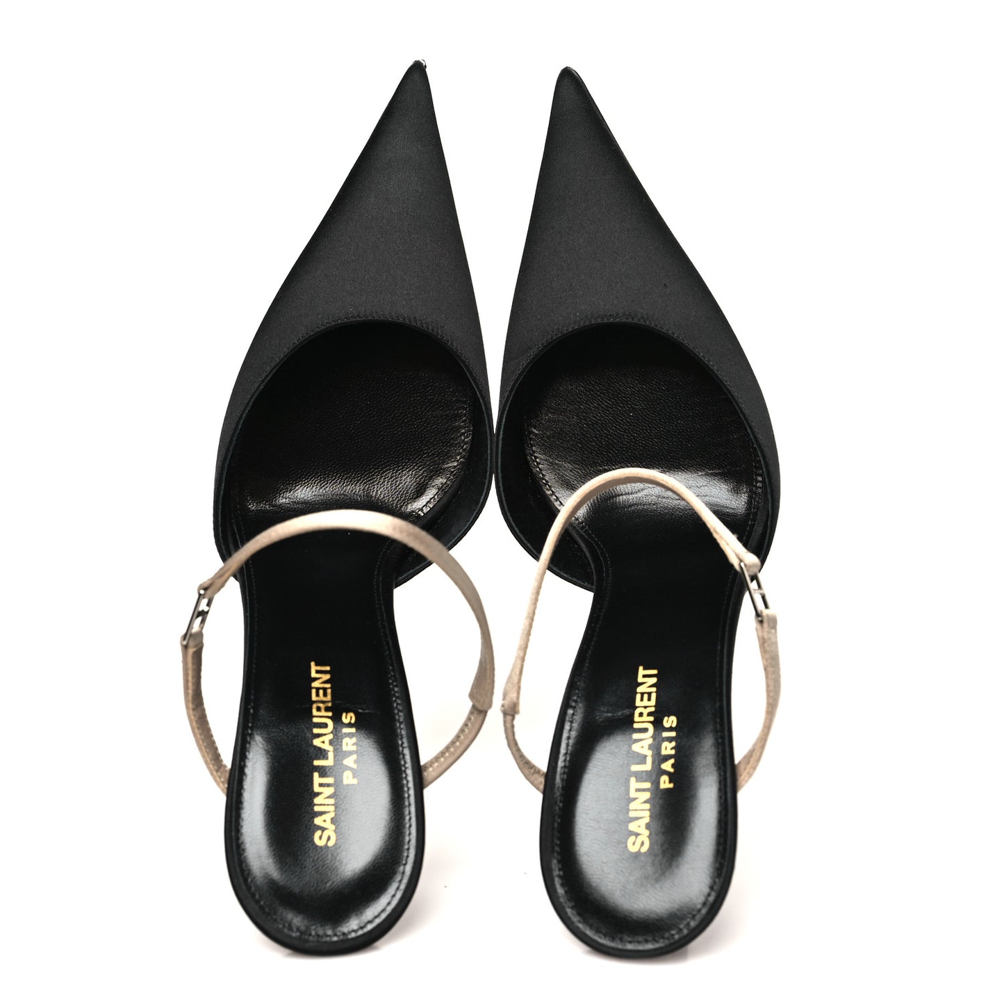 Satin Nappa Killer 90mm Mules 38 Black Partridge Pink