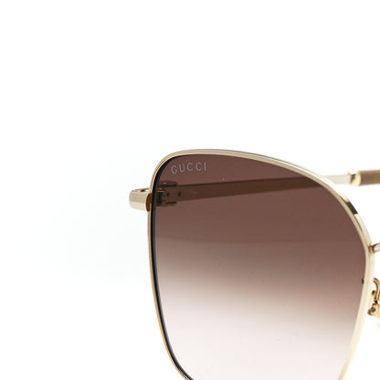 Gucci Square Frame GG1146SK Sunglasses Gold 7 of 8