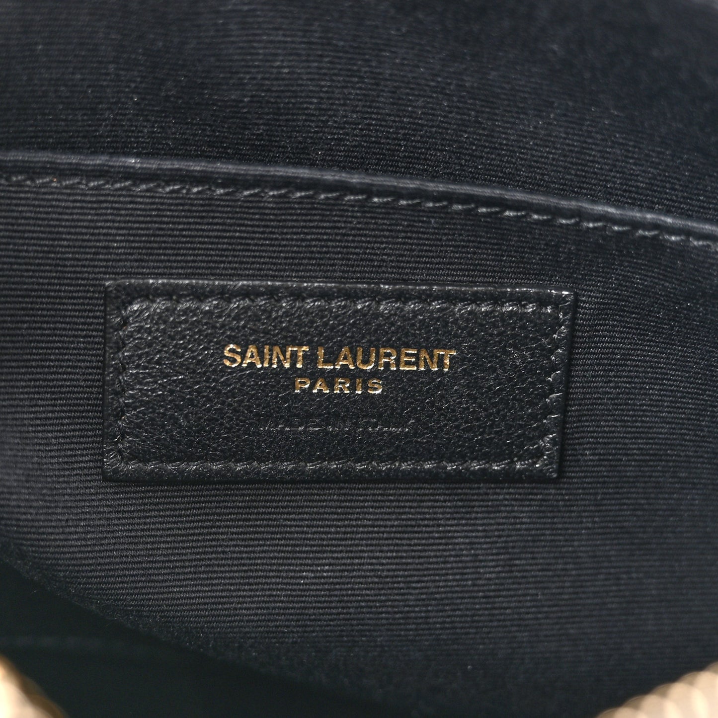 Calfskin Matelasse Monogram Lou Camera Bag Black