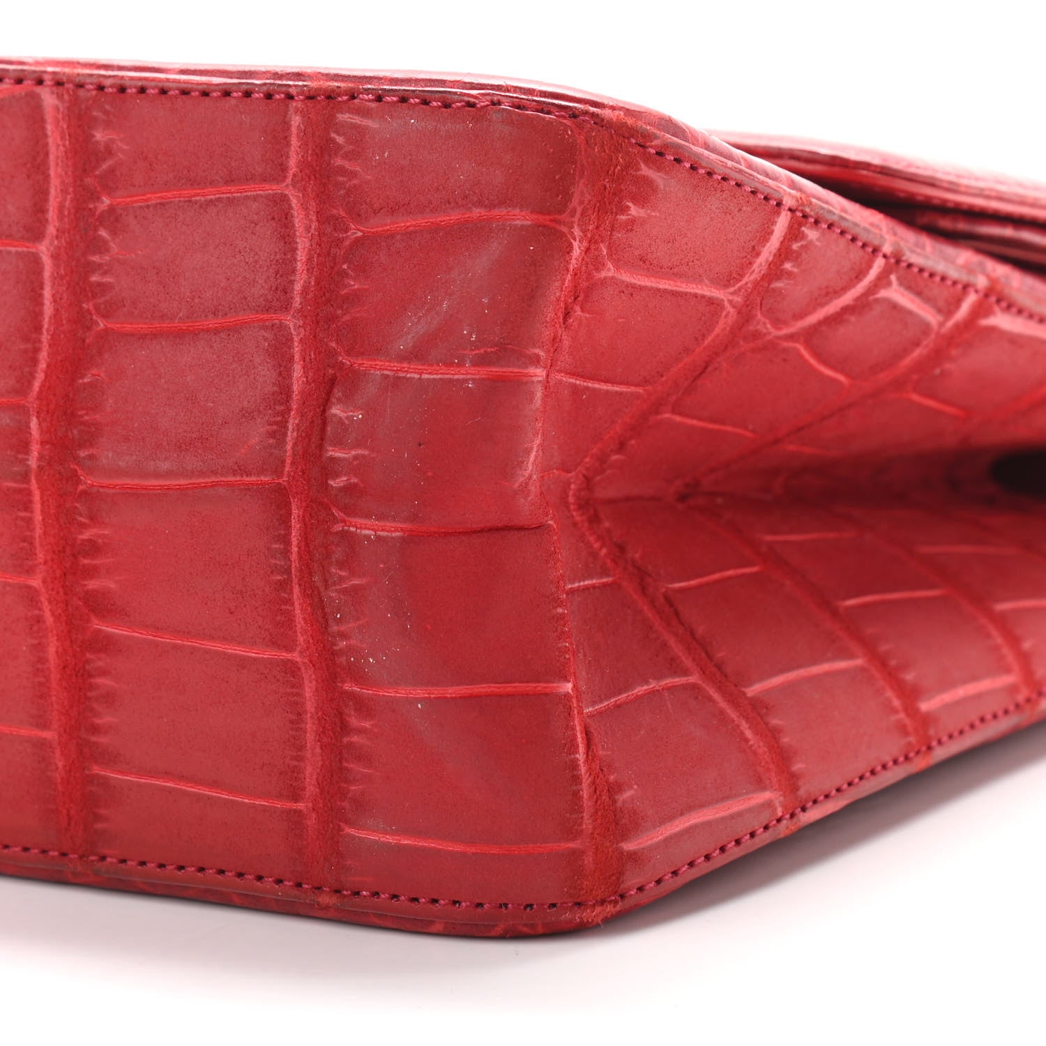 Chanel Crocodile 2.55 Reissue 227 Flap Red 10 of 12