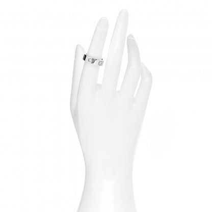 Cartier 18K White Gold 3 Diamond 5.5mm LOVE Ring 51 5.75 2 of 4