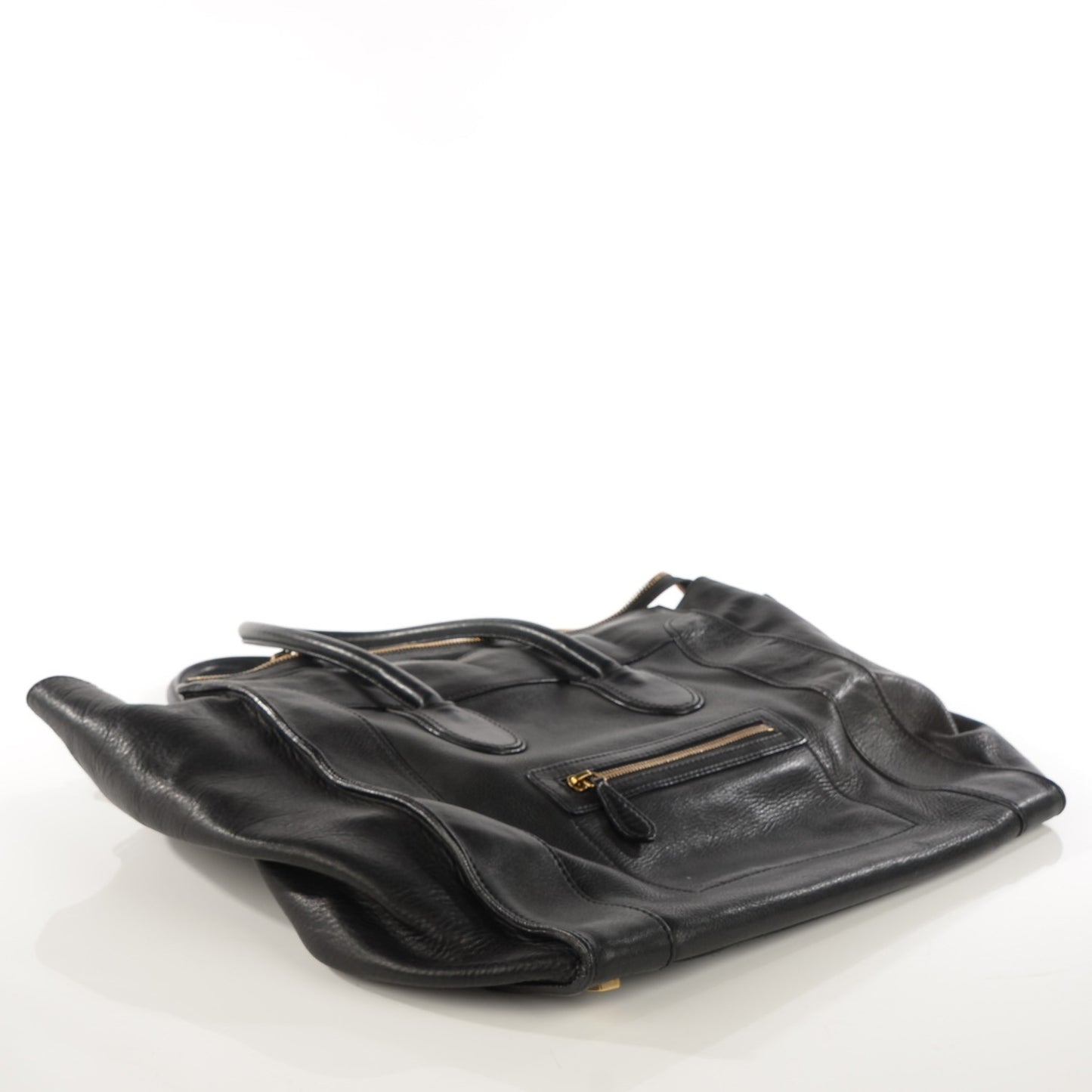 Smooth Calfskin Medium Luggage Black