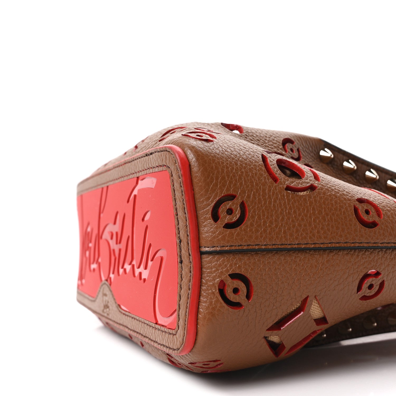 Christian Louboutin パーティーバッグ Christian Louboutin Calfskin Loubinthesky Mini Perforated Cabarock