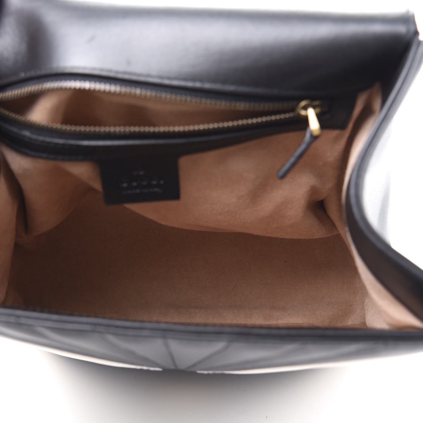 Calfskin Bamboo Trapuntata Queen Margaret Backpack Mystic White Black