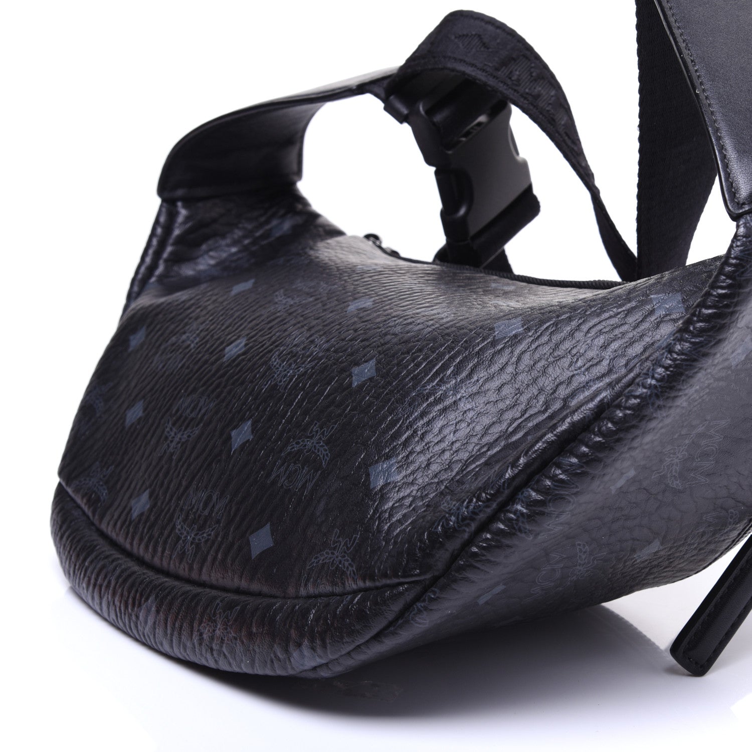 MCM Visetos Stark Belt Bag Black 11 of 15