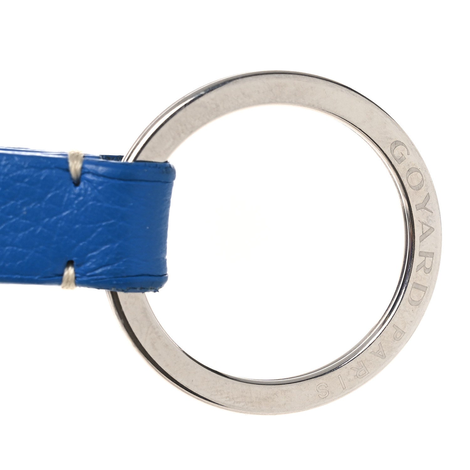 Goyard Goyardine Sesame Key Holder Blue 3 of 4