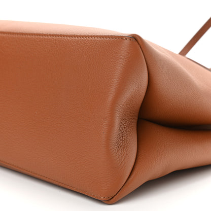 Louis Vuitton Grained Calfskin Lockme Shopper Chataigne 10 of 11