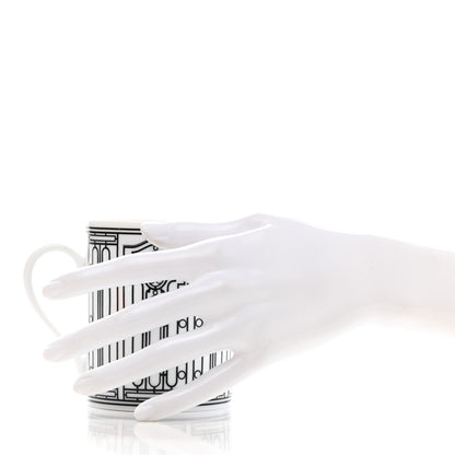 Hermes Porcelain H Deco Mug 2 of 9