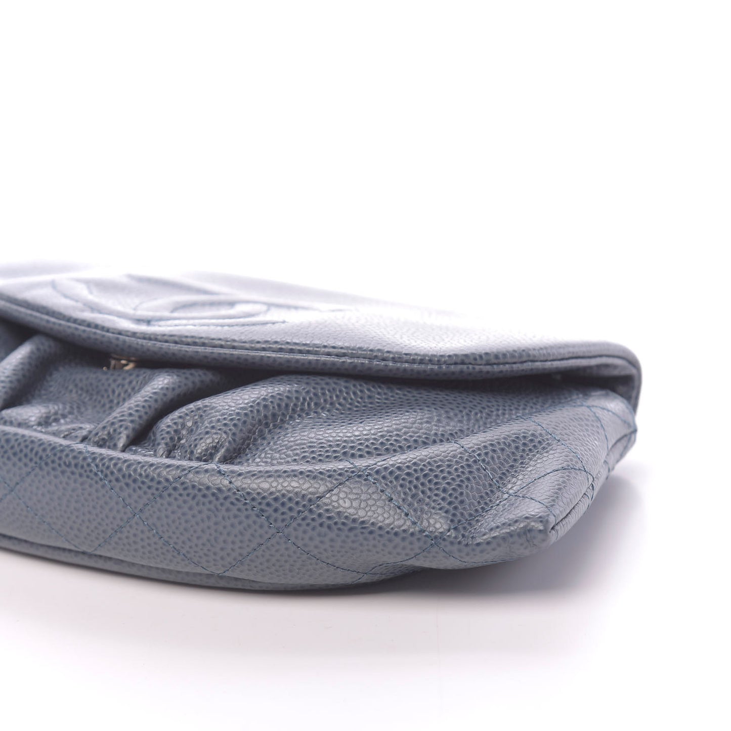 Caviar Half Moon Wallet On Chain WOC Blue