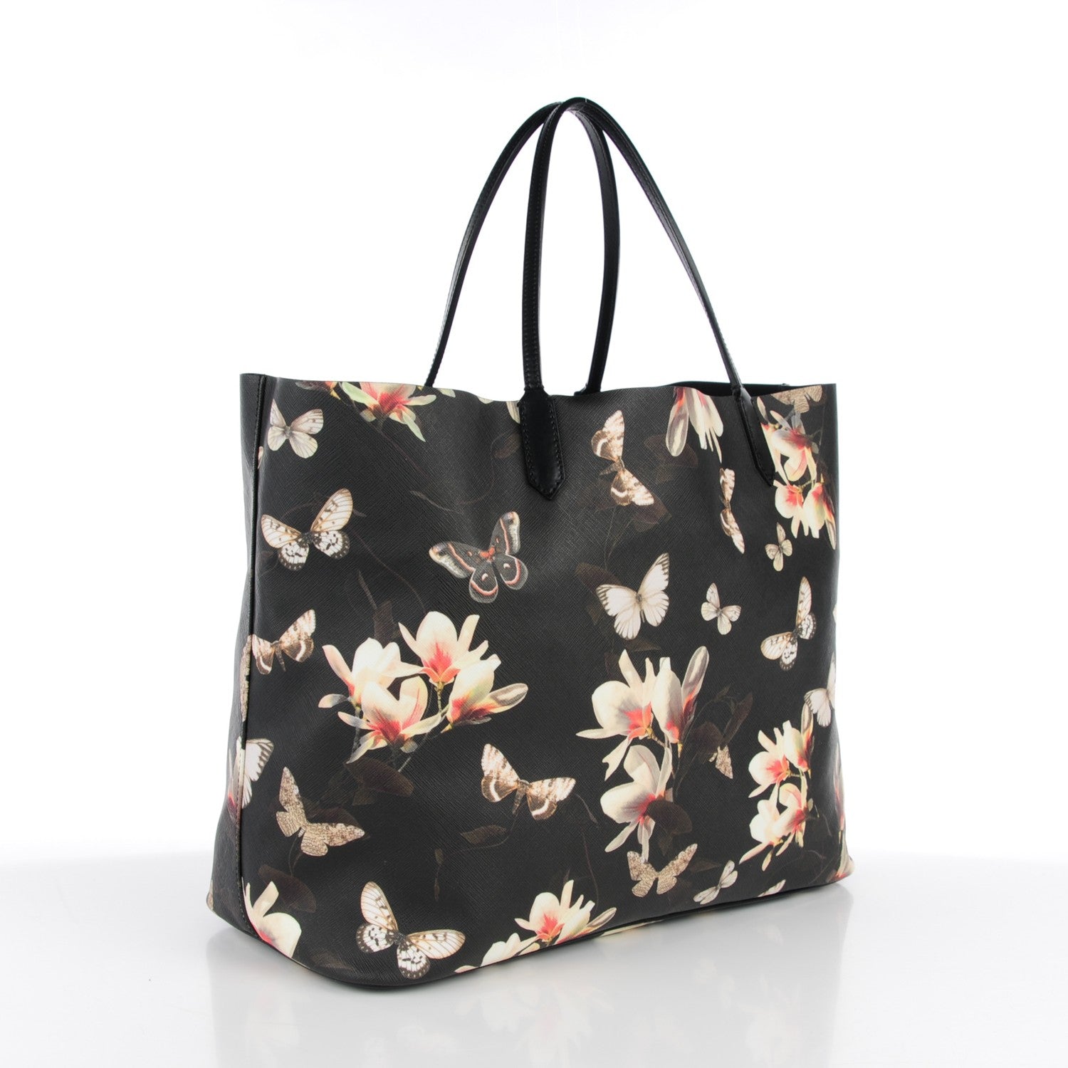 Givenchy Textured Coated Canvas Magnolia and Moth Print Large Antigona Tote 3 of 8