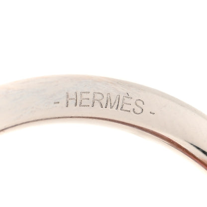 Hermes Barenia Loop Earrings Fauve 4 of 5