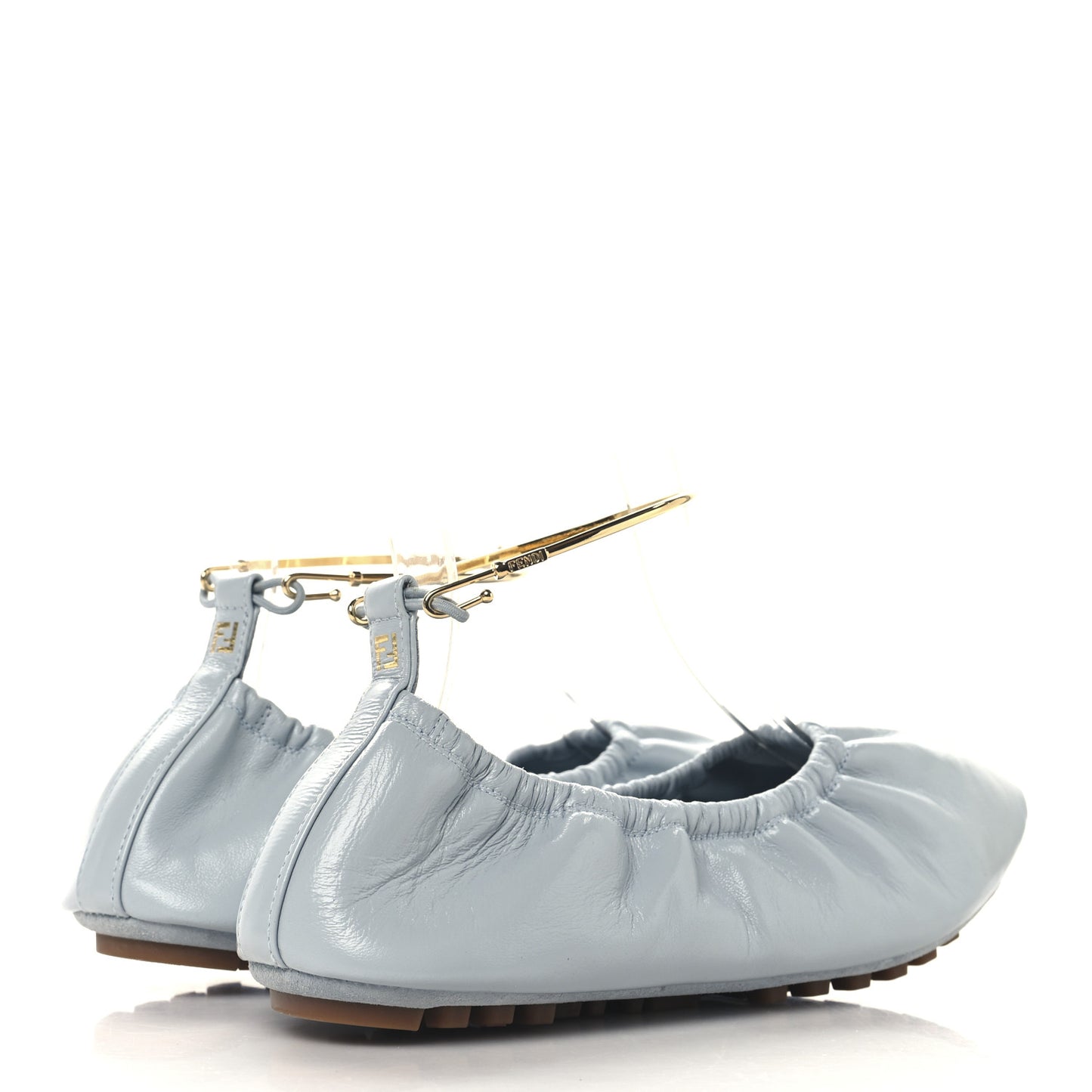 Vitello Filo Ballerina Flats 37.5 Blue