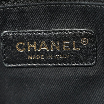 Chanel Mixed Fibers Calfskin Small Deauville Tote Black 6 of 11