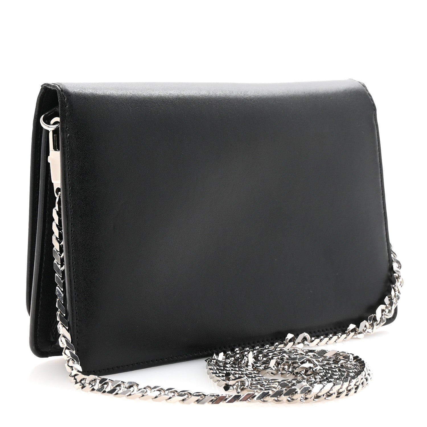 GIVENCHY★STAR レザーウォレット Givenchy Embossed Star cardholder wallet black print zipped
