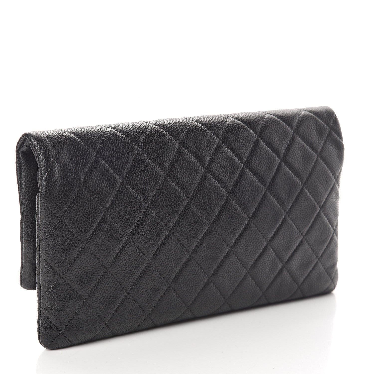 Chanel Caviar Quilted CC Beauty Clutch Black 2 of 6