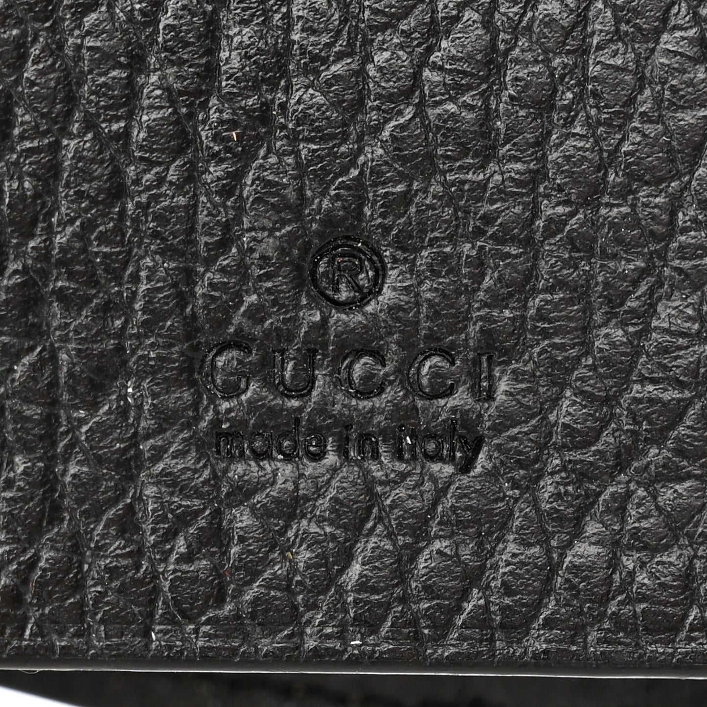 Dollar Calfskin GG Supreme Monogram GG Marmont 6 Key Holder Case Black Beige Ebony