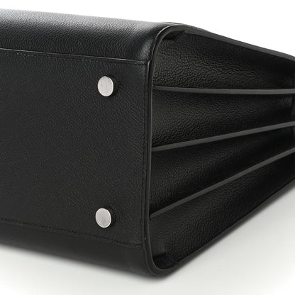 Saint Laurent Grained Calfskin Small Sac De Jour Black 9 of 9