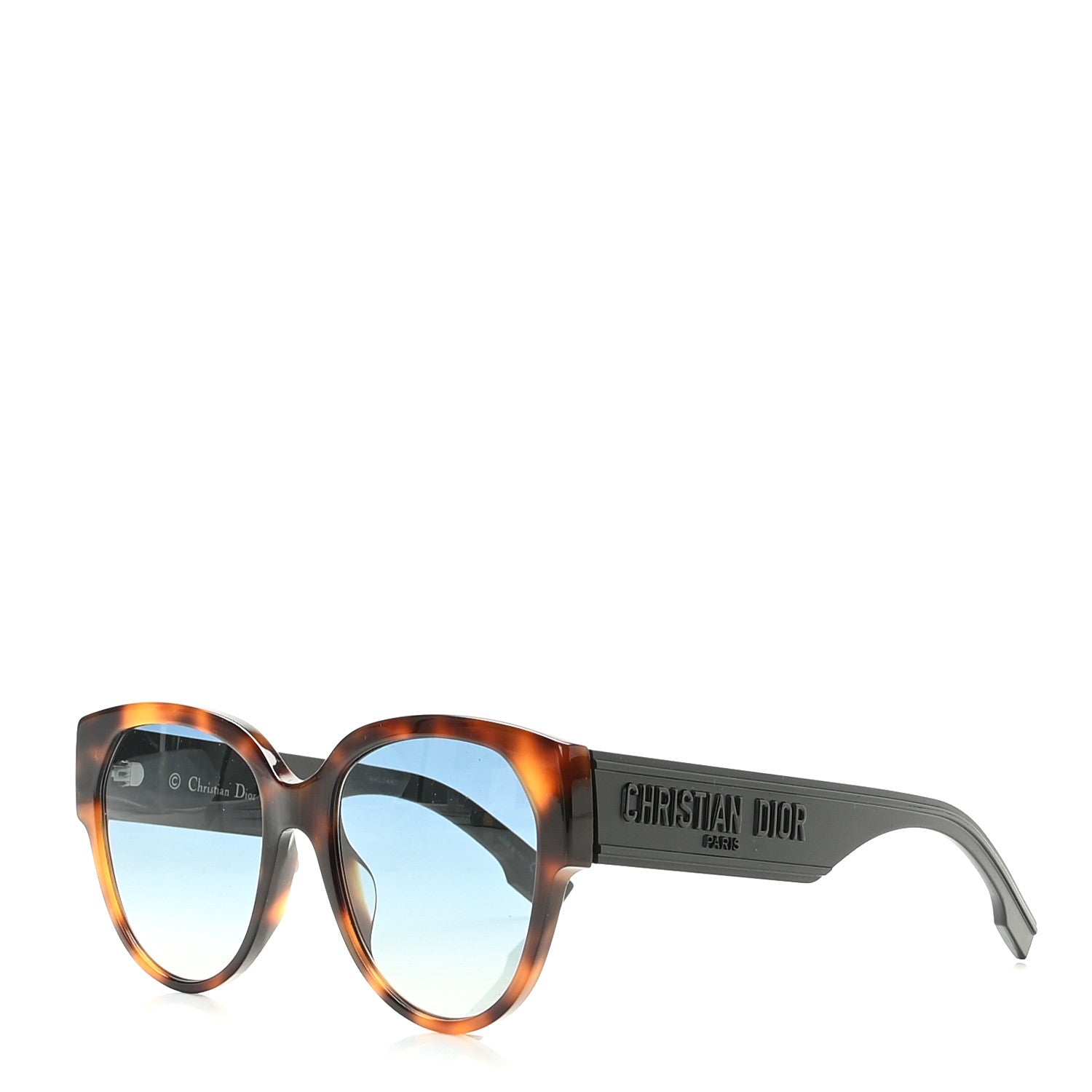 Christian Dior Acetate DiorID2 Sunglasses Tortoise 1 of 10