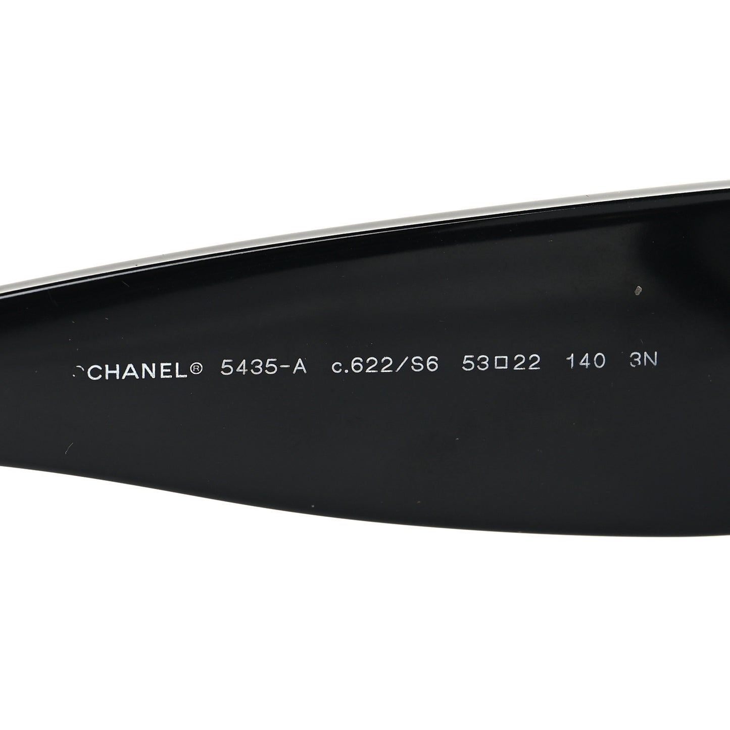 Acetate Rectangle Sunglasses 5435-A Black