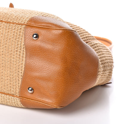 Prada Paglia Cinghiale Frame Bag Naturale Cuoio 9 of 9